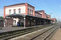 LEER/Ostfriesland (Landkreis Leer/Ostfriesland), 18.08.2013, Bahnhofsgebäude