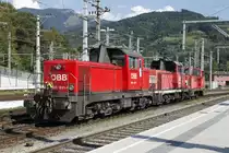 2068 021 + 2068 045 + 2067 041 als Lokzug in Bruck/Mur am 17.08.2013.