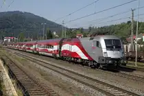 1116 249 als RJ558 in Kapfenberg am 18.08.2013.