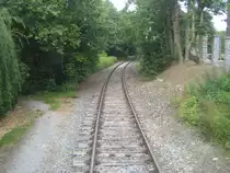 Das Streckenende in B�hren Weinberg am 18.08.2013