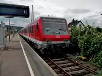 Steuerwagen Bauart Wittenberge. Steht mit einem N-Wagenzug der von der 111 032 gezogen wird in Neckarelz auf Gleis 12 abgestellt und wartet auf die n�chste Fahrt nach Bad Friedrichshall-Jagstfeld.8.8.2013