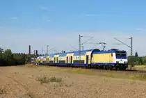 Am 1.August 2013 war 146 542 mit einem ME bei Elze(Han) auf dem Weg nach G�ttingen.