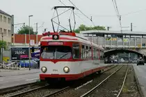 Der Museumswagen 3764 auf dem Ehrenfeldg�rtel am 24.08.2013.