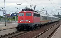 115 459 erreicht mit dem PbZ 2466 Leipzig - Berlin am 11.07.13 Bitterfeld. Nach einem Aufenthalt ging die Fahrt weiter Richtung Dessau. 