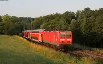143 092-5 mit dem RE 22012 (T�bingen Hbf-Stuttgart Hbf) bei Gro�bettlingen 13.7.13