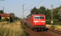 120 131-8 mit dem NF 2712 (N�rtingen-Freiburg (Brsg) Hbf ) bei Wernau 13.7.13