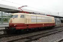 BR 103 113-7 am 25.08.2013 beim Bereitstellen im Stuttgarter Hbf.