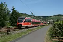 643 039 fuhr am 05.08.11 durch Dernau (Ahr).