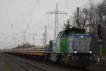 LDS 277 030 am 15.3.13 mit einem Schnwellenzug in Ratingen-Lintorf.