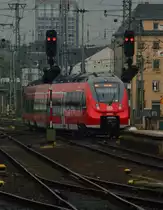 Am Sonntagabend verl�sst um 18:41 Uhr der 442 707 Koblenz Hbf nach Trier Hbf als RE1. 25.8.2013