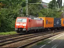189 011-0 ist mit einen intermodal am 23.08.13 durch hh-harburg gefahren