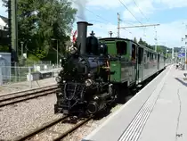 WB - Dampfzug im Bahnhof Liestal am 18.08.2013