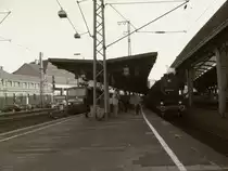 503610-8 steht am 1.4.07 mit dem Dampfsonderzug zur Fahrt ins Eisenbahnmuseum Bochum-Dahlhausen in Hagen Hbf.