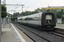 Aus D�nemark kam der d�nische IC 3 5091/5291 und fuhr auf Gleis 5. 30.5.12
