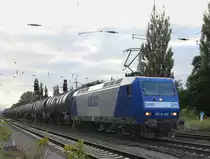 3.9.2013. Bernau bei Berlin 145 CL 206 mit Kesselzug nach Stendell.