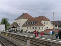 Das Korbacher Bahnhofsgeb�ude.