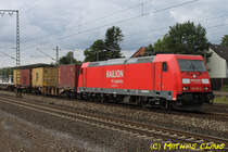 185 305-0 durchf�hrt Rotenburg-W�mme in Richtung Hamburg, aufgenommen am 20.08.2013