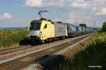 182 511 am 10.08.2013 mit einem LKW-Walter-KLV bei P�lling.