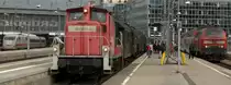 363 623 mit einem Sonderzug zum Ostbahnhof & 218 463 mit einer RB nach M�hldorf am 20.05.13 in M�nchen Hbf