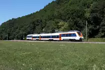 ET 150 ohne Beklebung als SWE 87755 bei Etzenbach auf dem Weg ins M�nstertal 05.09.2013. 