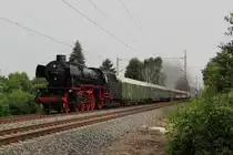 41 360 mit einem Sonderzug von Diepholz nach Boppard am Bahn�bergang Kilometer 27 in D�sseldorf-Eller am 13.07.13