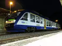 Am 27.08.2013 Abendstimmung im Bahnhof von Tahle HBF