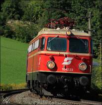 1042.23 mit Sonderzug 14795 am 07.09.13 kurz vor dem Bhf. Eichberg.