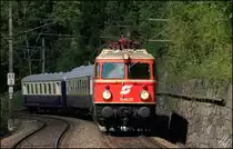 1042.23 mit Sonderzug 14796 am 07.09.13 kurz vor der Einfahrt in den Klamm-Tunnel.