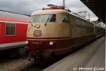 Aufgrund von Bauarbeiten entfiel vom 31. August bist 8. September der IC118/119 auf dem Teilst�ck Ulm-Friedrichshafen-Lindau-Innsbruck-Salzburg, der Ersatz IC, mit deutschem IC-Wagenpark fuhr daher  nur  auf dem restlichen Teil, Ulm-M�nster(Westf.) HBF, zwischen Ulm und Stuttgart �bernahm dabei die 103 113-7 den Zug. 08-09-2013