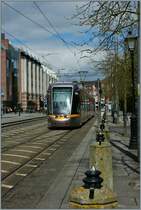 Eine Strassenbahn in Dublin
(25.04.2013)