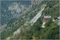 100 Jahre BLS: Der  L�tschberger  hat Hohtenn verlassen und f�hrt nun Richtung Goppenstein weiter. 
7. Sept. 2013