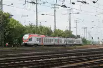 Am 08.06.2013 fuhr VIAS 407 am DB Museum in Koblenz-L�tzel gen Hauptbahnhof vorbei.