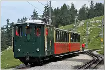 Als zweiter Zug folgt Lok 62  Alpenrose . (06.07.2013)