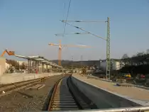 Der im Umbau befindliche Bahnhof von Iserlohn am 2.4.07 Das bild wurde vom Kopfst�ck aus gemacht (�ffentlich zug�nglich)