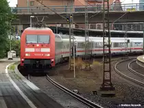 101 123-8 stand mit einen IC am 04.09.13 im bhf harburg