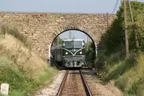 �GEG 2050.05 am 31.August 2013 mit dem N�VOG R 16954 kurz vor dem Bf. D�rnstein-Oberloiben.

