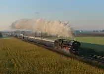 01 533 mit einem Sonderzug nach Cheb/Eger am 07.09.2013 bei Plattling.