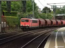 155 260-3 ist mit einen ganzzug am 04.09.13 durch hh-harburg gefahren 