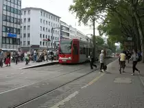 Linie 9 Richtung K�nigsforst bestehend aus TW 4112 (vorne) und TW 4??? (hinten) konnte am 20.8.13 an der Haltestelle Neumarkt abgelichtet werden.