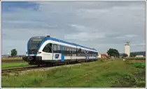 Im Zuge des Regionalbahntages 2013 in Ernstbrunn wurden am 15.9.2013 die Pendelfahrten des NEX Leiser Berge mit 5063 008 der GKB durchgef�hrt. Die Aufnahme zeigt den Zug bei der Fahrt von Ernstbrunn nach Korneuburg als EZ 7383 in Harmannsdorf-R�ckersdorf.