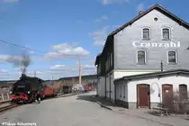 99 1773 als Rangierfahrt am 14.04.2013 in Cranzahl im G�terbereich.