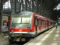 628 904 nach Idar-Oberstein stand am 23.08.2013 in Frankfurt (M.) Hbf auf Gleis 3.