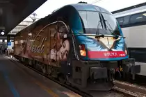 1216 019 in Venezia SL, nachdem sie den EC 87 von M�nchen nach Venedig gebracht hatte. Die Aufnahme enstand am 11.09.2013.