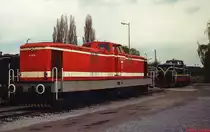 VL 0634 (1956 KHD 56288) der Westf�lischen Landeseisenbahn um 1980 in Lippstadt. Die WLE erwarb die Lok 1967 von den Holl. Staatsmijnen.