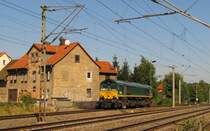 RheinCargo PB 19 als Tfzf nach Emleben, am 06.09.2013 in Erfurt Bischleben.