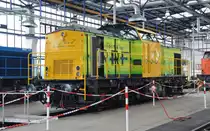 Zum Tag der offenen T�r weilte Lok 17 der Rotterdam Rail Feeding am 21.09.13 im Alstom Werk Stendal. 