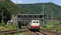 103 235-8 mit dem IC 119 (M�nster (Westf)Hbf-Salzburg Hbf) in Bingen 3.8.13