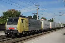 RTC 189 902 mit KLV Ekol-Zug bei der Durchfahrt in Elsbethen Richtung S�den am 25.09.13