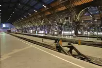 Wer einmal ganz in Ruhe in Leipzig den Hbf fotografieren wollte hatte vom 25.09.2013 8:00 bis 29.09.2013 8:00 die M�glichkeit gehabt. In den 4 Tagen hat man den Citytunnel an das bestehende Netz angeschlossen. 