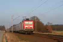 143 007-3 bei Burgdorf (Han) 28.12.2008